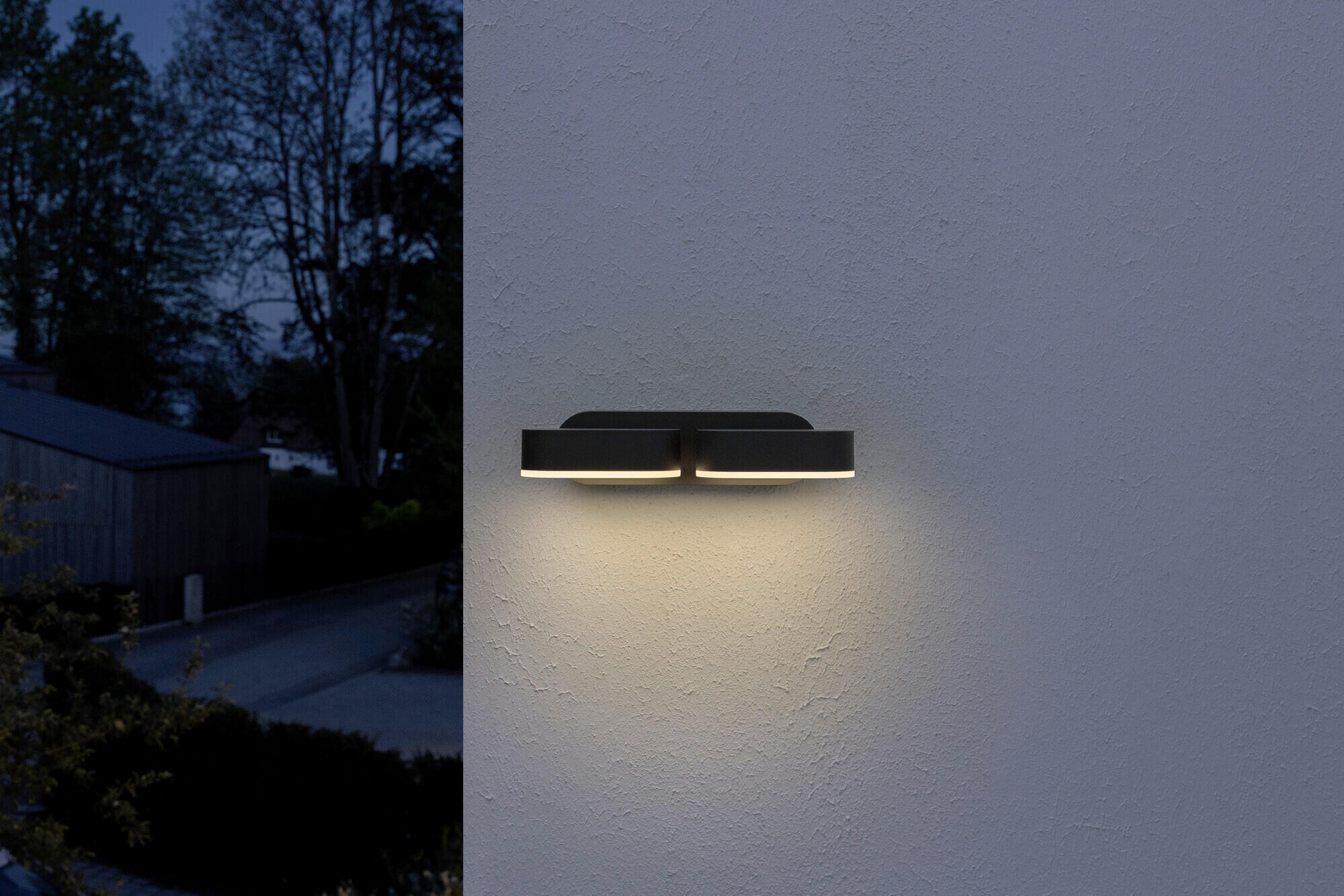 LED-AUßENLEUCHTE 10/23/5,4 cm   - Weiß, Basics, Kunststoff/Metall (10/23/5,4cm) - Ledvance