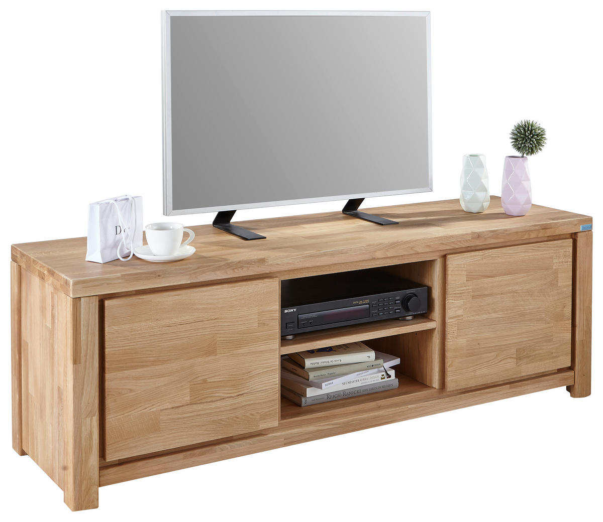 LOWBOARD  in 150/50/40 cm  - Natur, Holz (150/50/40cm) - Linea Natura