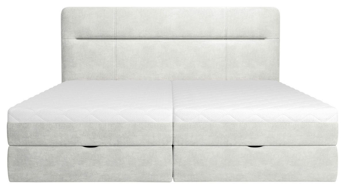 BOXBETT 140/200 cm  in Creme  - Creme, Modern, Holz/Holzwerkstoff (140/200cm) - MID.YOU