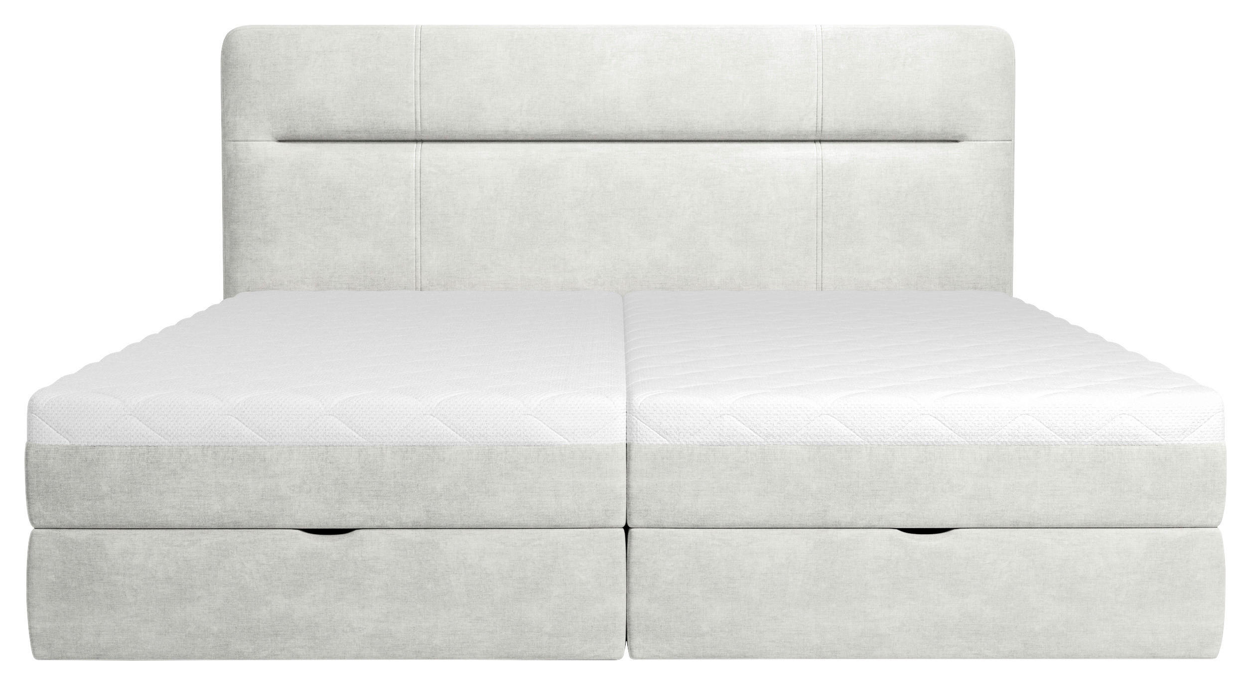 Thumbnail - Mid.you Boxbett, Creme, Holz, Textil, H3, 160x200 cm, Bettkasten, gepolstertes Kopfteil, in verschiedenen Größen erhältl...