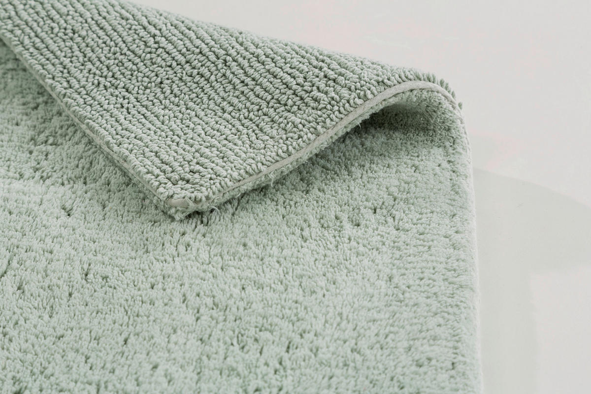 BADTEPPICH Mintgrün 60/90 cm  - Mintgrün, Basics, Textil (60/90cm) - Schöner Wohnen