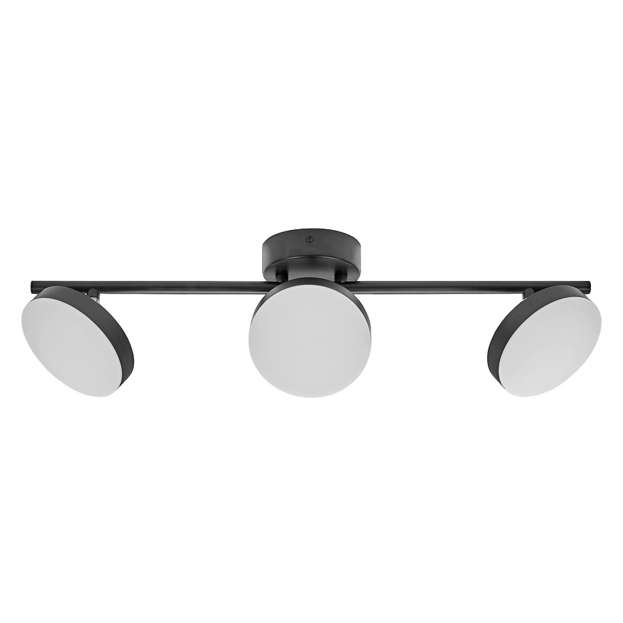 LED-STRAHLER 58/12/11.9 cm   - Schwarz, Basics, Metall (58/12/11.9cm) - Osram