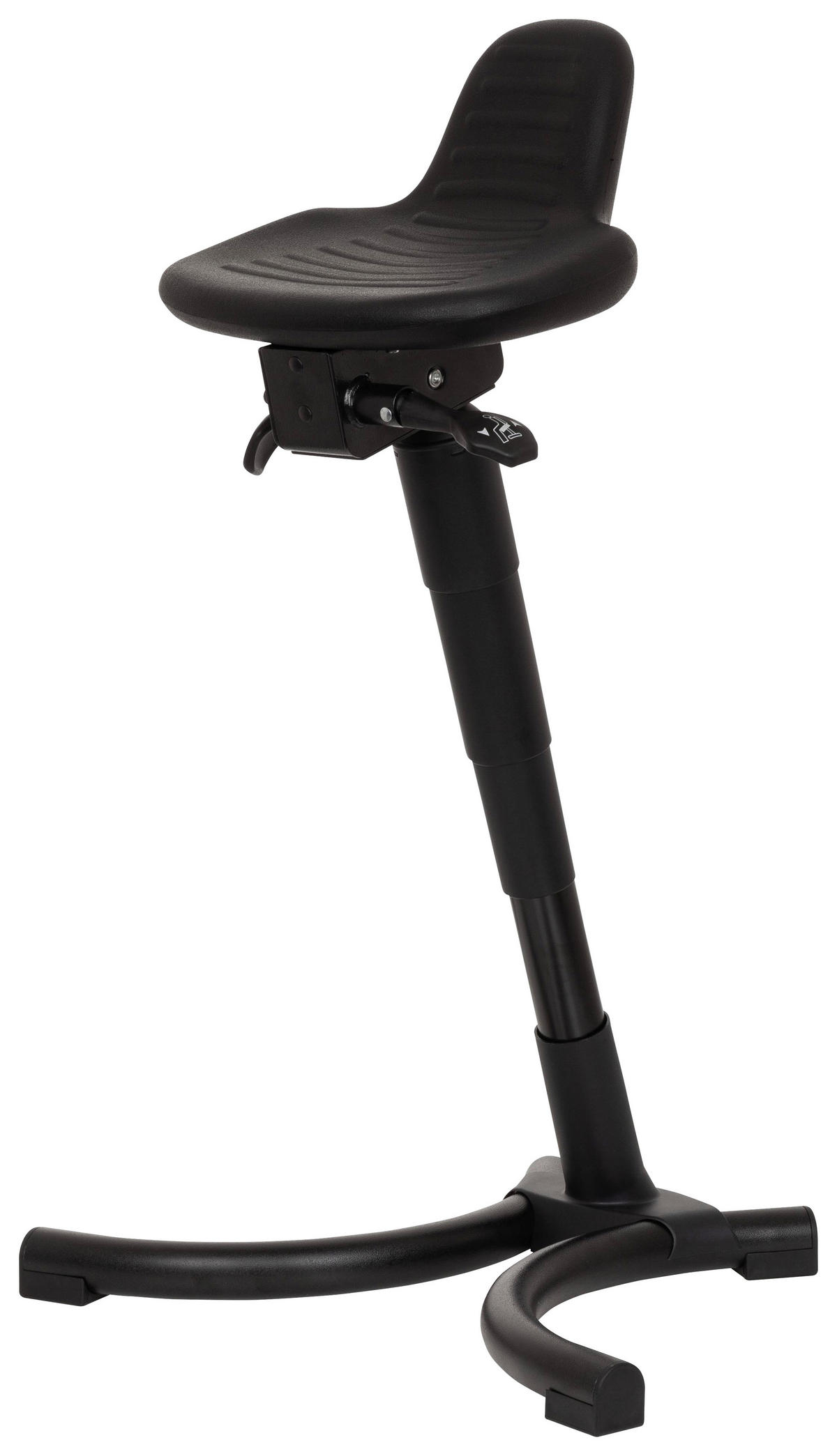 STÅSTÖD  svart  - svart, Basics, metall/plast (56/75-92/47cm) - MID.YOU