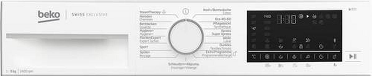 WASCHMASCHINE WM325   - Weiss, Basics, Kunststoff/Metall (60/84/55cm) - Beko