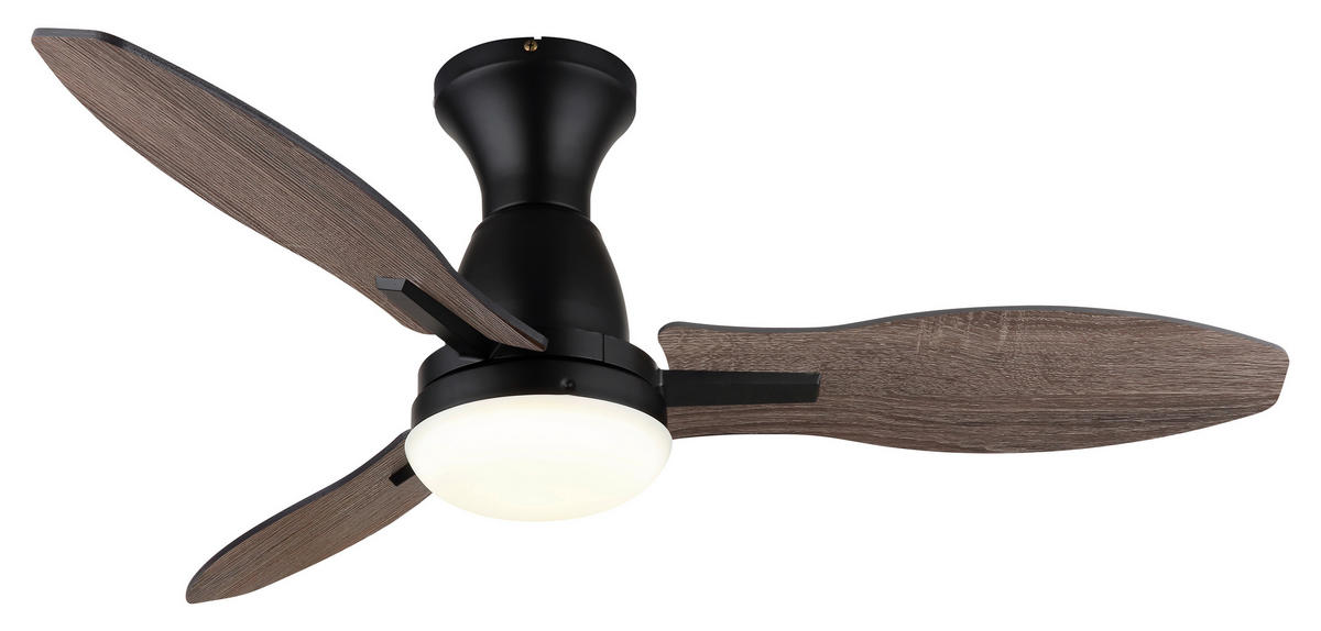 PLAFONSKI VENTILATOR  GALE  - bela/braon, Osnovno, metal/plastika (107/35cm)