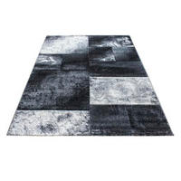 VÄVD MATTA 80/150 cm Hawaii 1710  - grå, Klassisk, textil (80/150cm) - Novel