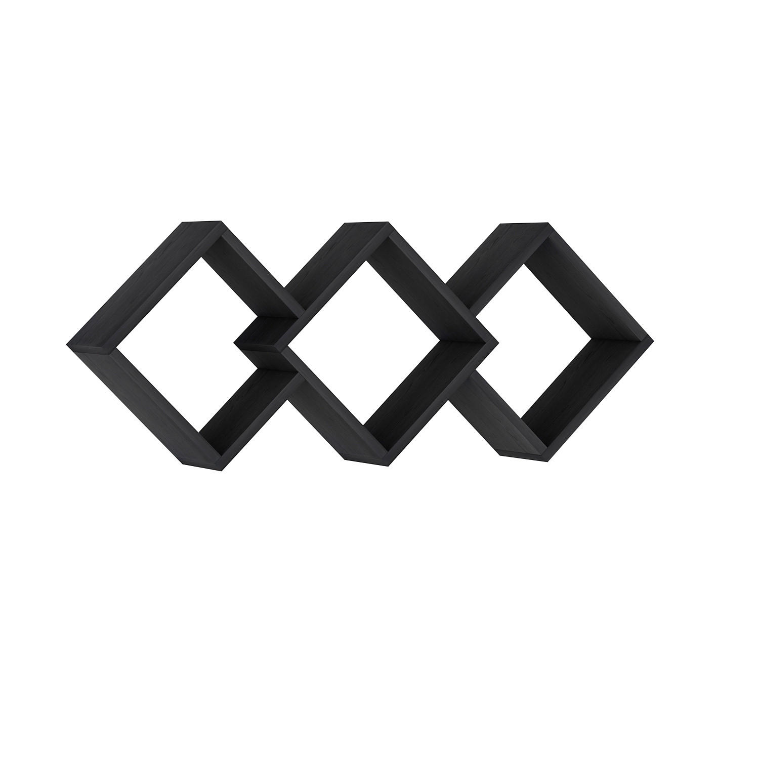 VÄGGHYLLPLAN 102/42/20 cm  - svart, Design, trämaterial (102/42/20cm) - Livetastic