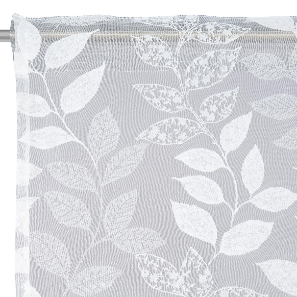 FERTIGVORHANG  transparent   135/245 cm  - Weiß, Natur, Textil (135/245cm) - Esposa
