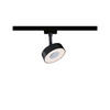 SCHIENENSYSTEM-STRAHLER - Schwarz, Basics, Kunststoff/Metall (10/13,5cm) - Paulmann