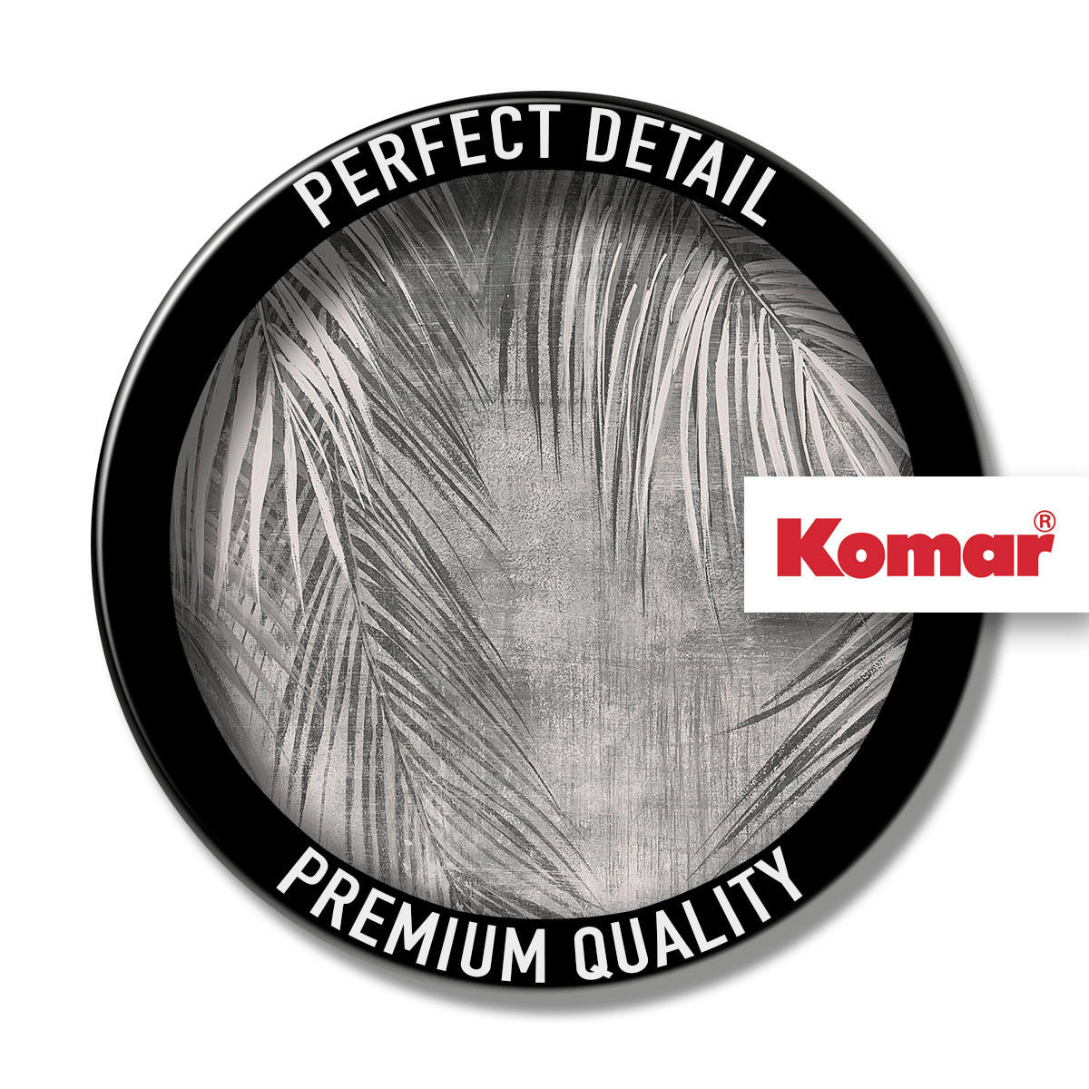 NON WOVEN-TAPET 300/250 cm  - vit/svart, Basics (300/250cm) - Komar