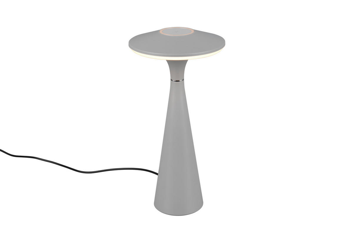 PUNJIVA STONA LAMPA - siva, Trendi, plastika (14/28,5cm)