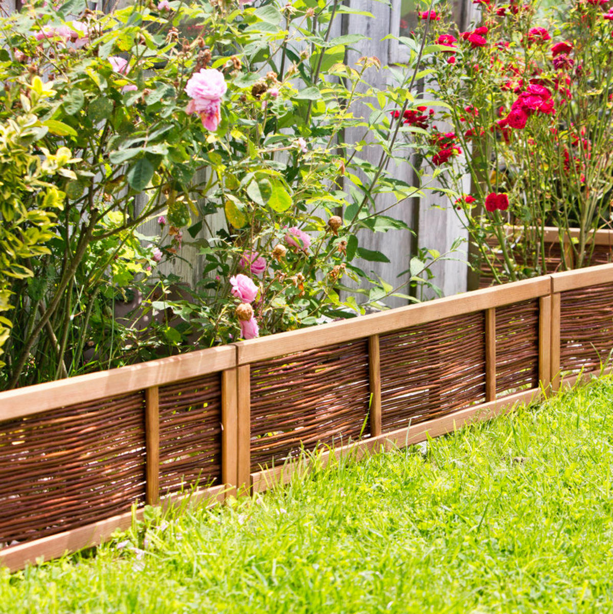 BEETEINFASSUNG - Naturfarben, Basics, Holz (100/25/36cm)