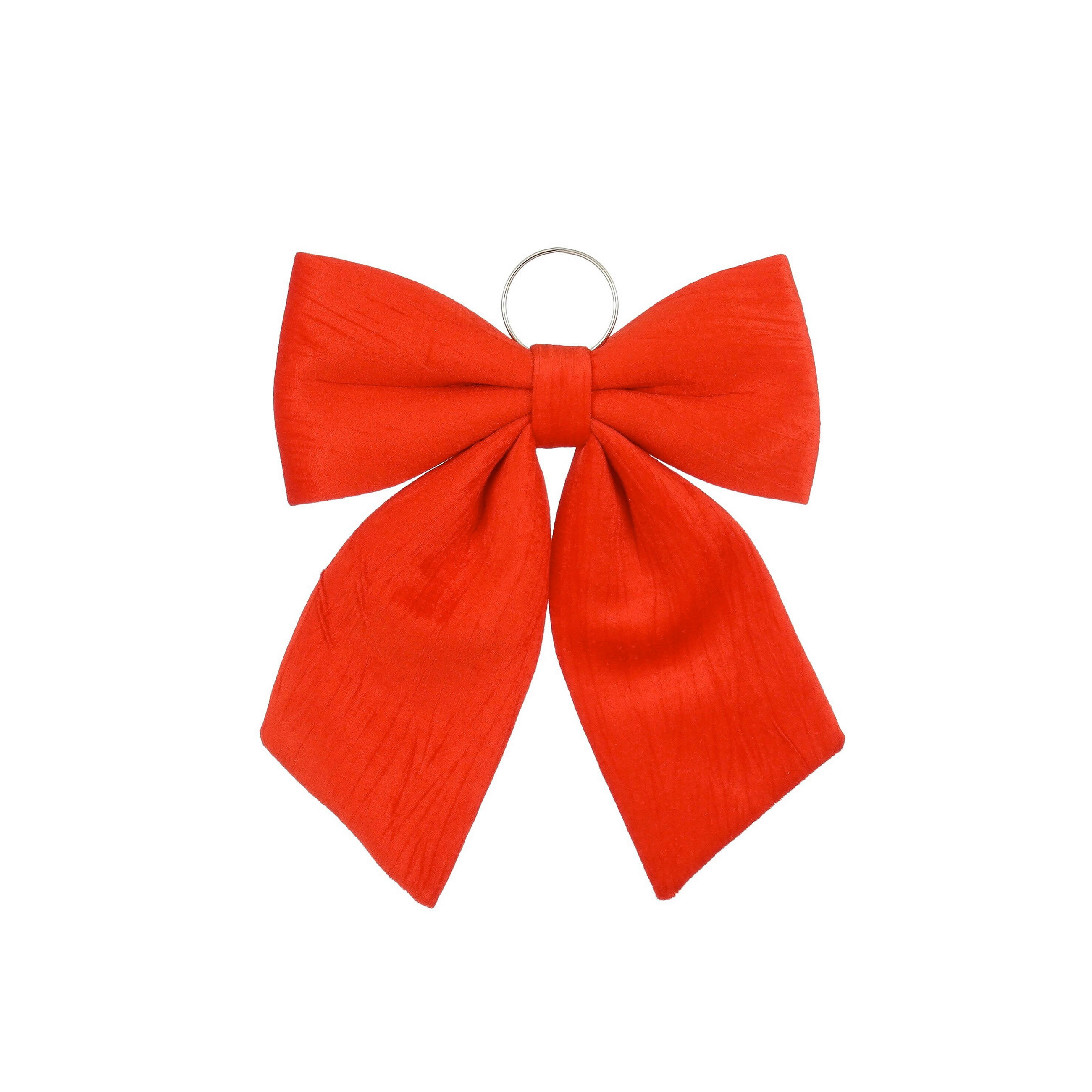 OBESEK ZA BOŽIČNO JELKO - rdeča, Basics, tekstil (32/40/3cm)