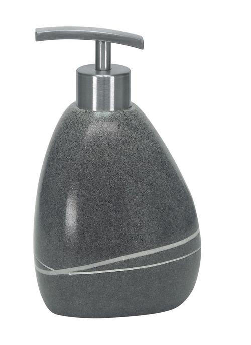 SEIFENSPENDER Stones  - Dunkelgrau, Basics, Kunststoff (9,5/16,5cm) - Kleine Wolke