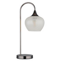 BORDSLAMPA 27,5/16/54 cm   - klar/svart, Basics, metall/glas (27,5/16/54cm) - Globo