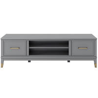 LOWBOARD Westerleigh  in 152/47/50 cm  - Messingfarben/Graphitfarben, Design, Holzwerkstoff/Metall (152/47/50cm) - MID.YOU