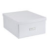 AUFBEWAHRUNGSBOX - Hellgrau, Basics, Karton/Papier (34.5/18.5/45cm)