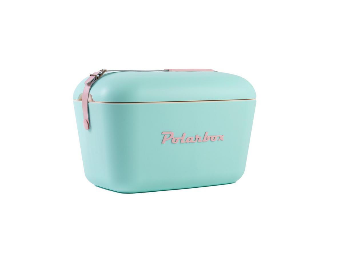 KÜHLBOX Minttürkis 20 L  - Minttürkis, Basics, Kunststoff (44,8/28,9/38,7cm) - Polarbox