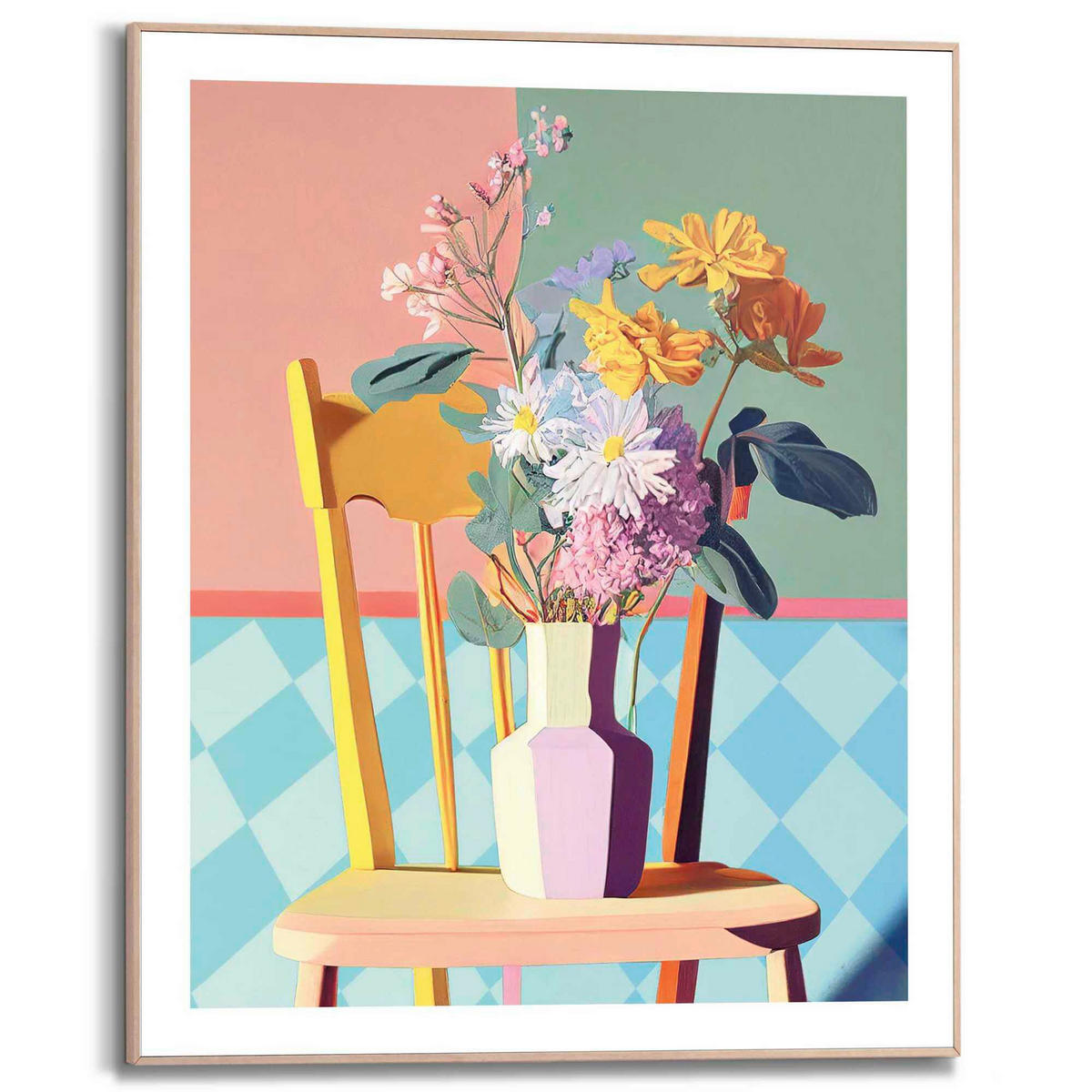 BILD 40/50 cm  - Multicolor, Trend, Holzwerkstoff (40/50cm) - Reinders!