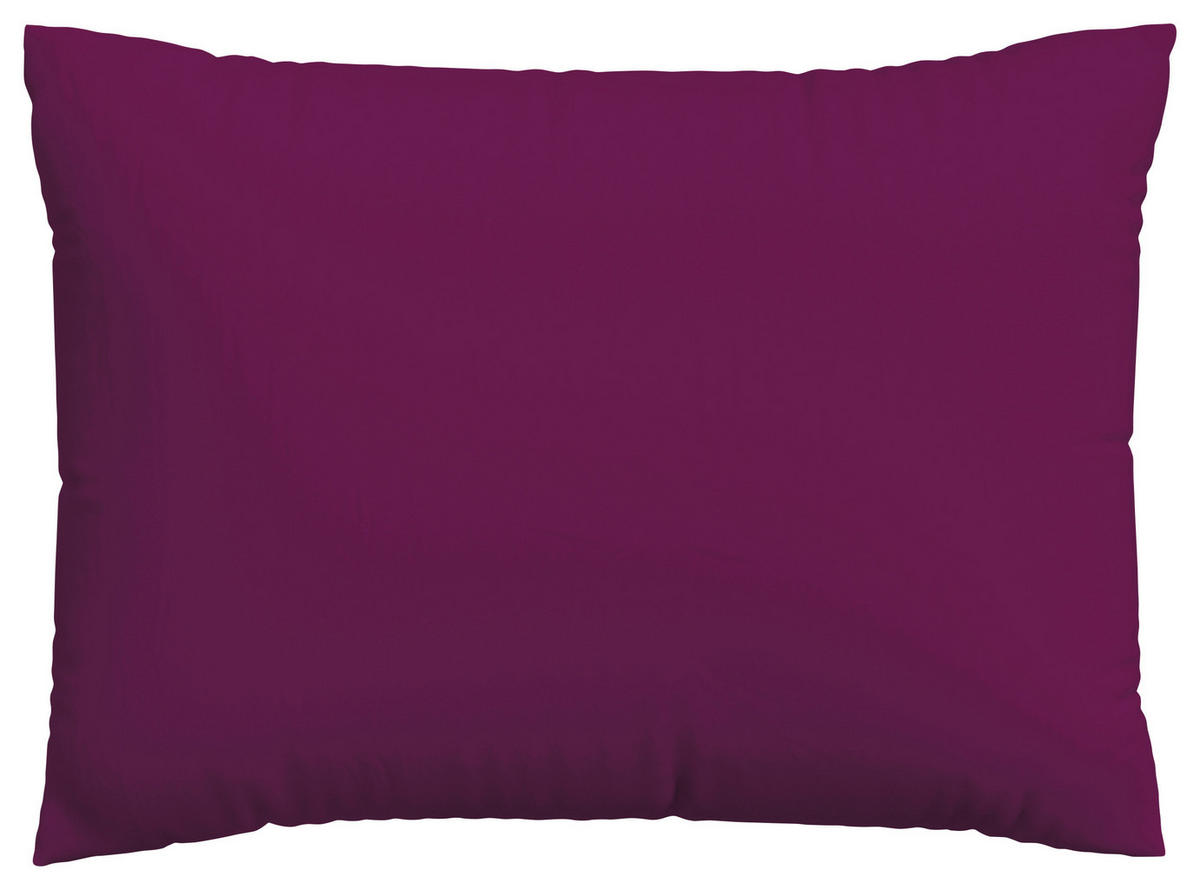 KOPFPOLSTERBEZUG KNITTED JERSEY 70/90 cm  - Violett, Basics, Textil (70/90cm) - Schlafgut