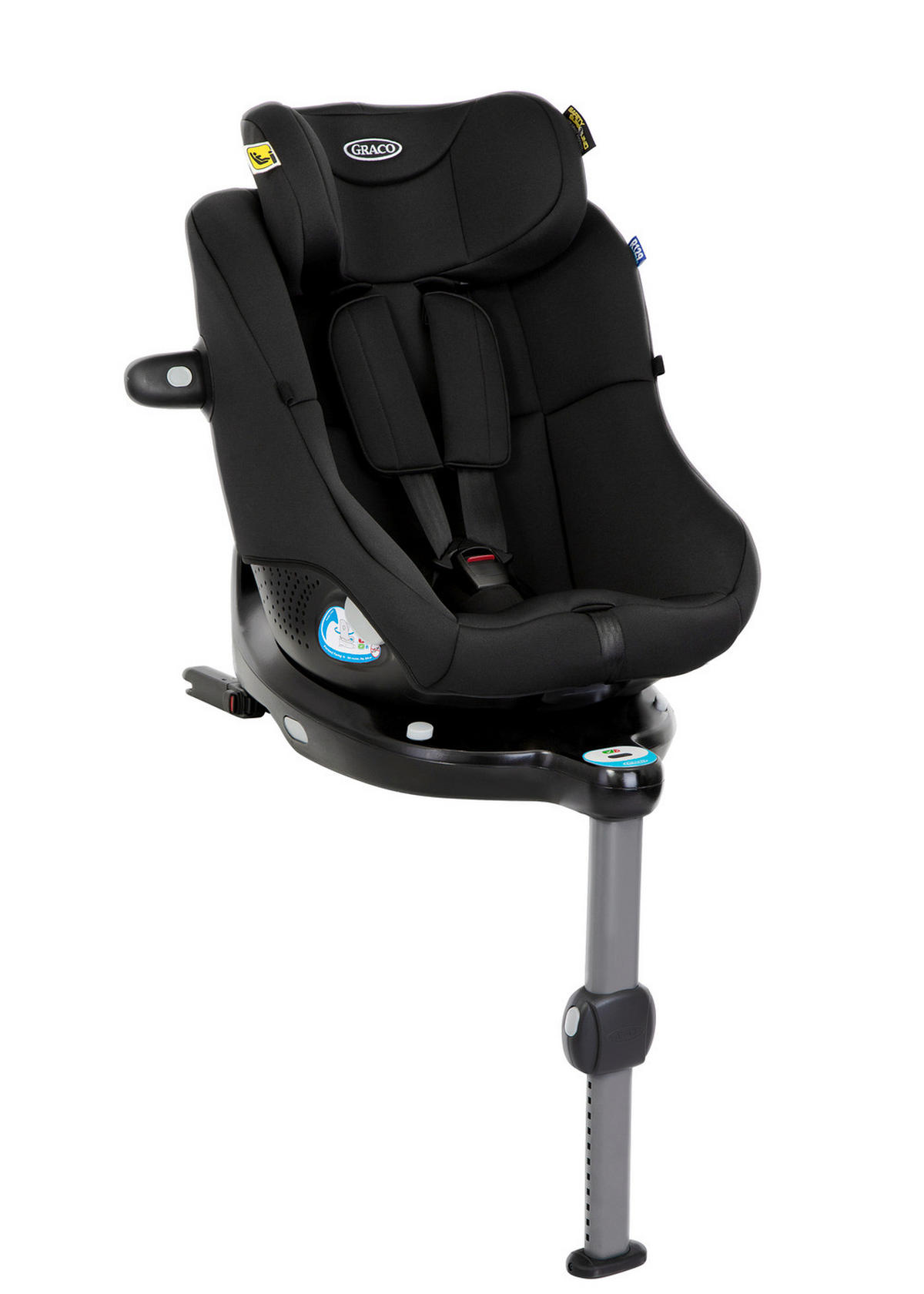 REBOARDER-KINDERSITZ Turn2Me  - Schwarz, Basics, Kunststoff (55/61/64cm) - Graco