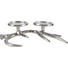 KERZENHALTER - Nickelfarben, Design, Metall (31/14/8cm) - Ambia Home KERZENHALTER - Nickelfarben, Design, Metall (31/14/8cm) - Ambia Home