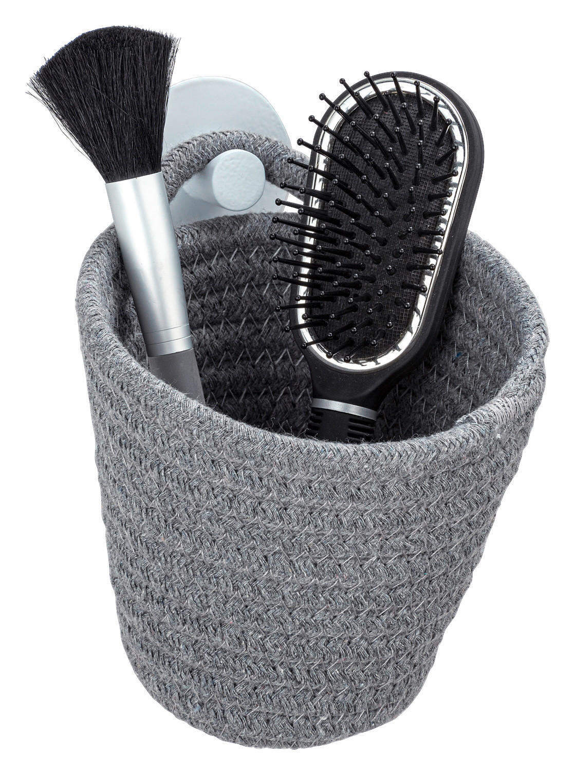 KORB  - Grau, Basics, Textil (12,5/12/14,5cm) - Wenko