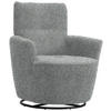 SESSEL in Chenille, Flachgewebe Pastellblau, Grau  - Pastellblau/Schwarz, Design, Textil/Metall (81/92/84cm) - Xora