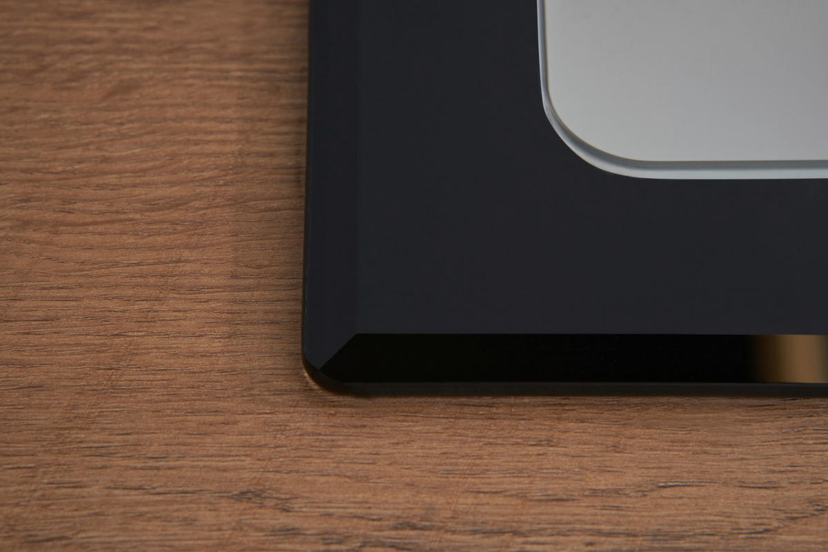 SPÜLE 1720NEWYORK100X50S  - Schwarz, Trend, Glas/Metall (100/21/50cm) - Respekta