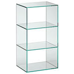 REGAL  40/75/30 cm Transparent  - Transparent, Design, Glas (40/75/30cm) - Xora