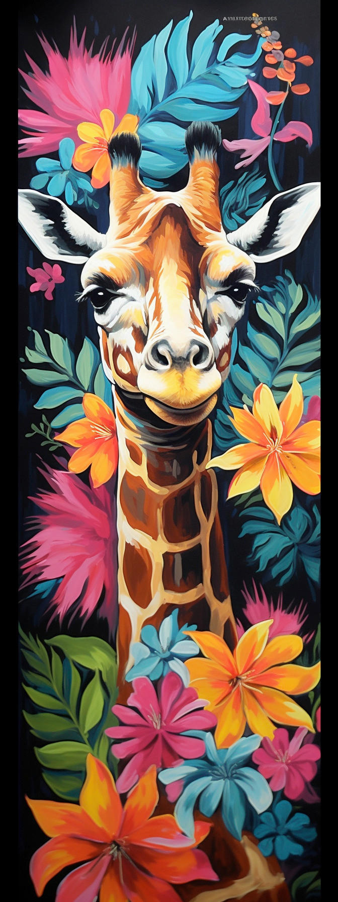 MALBA NA PLÁTNĚ, zvířata, 30/80 cm