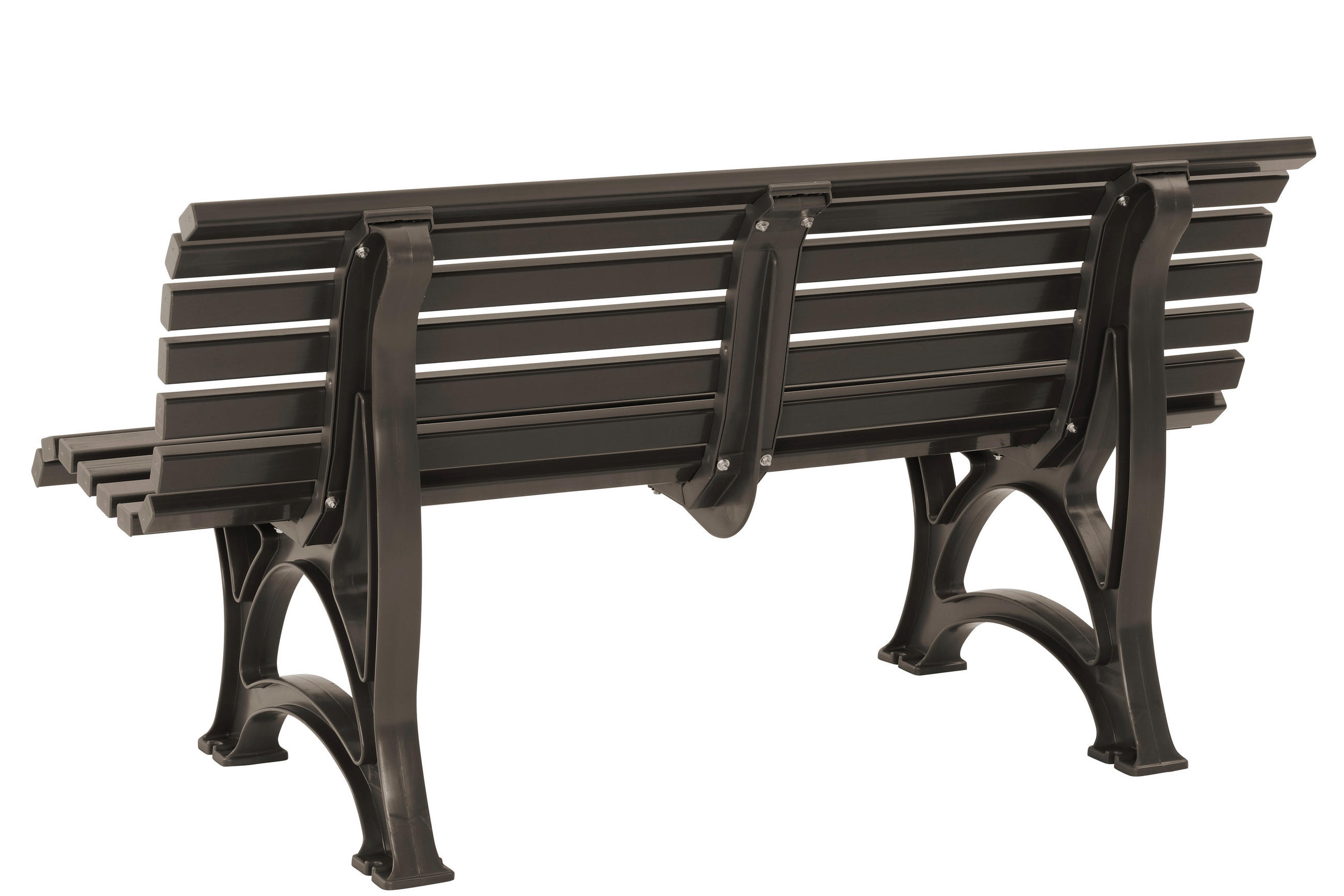 GARTENBANK 150/80/64 cm   - Braun, Basics, Kunststoff (150/80/64cm) - Modante