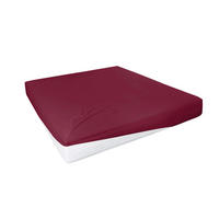 SPANNLEINTUCH 150/200 cm Jersey  - Bordeaux, Basics, Textil (150/200cm)