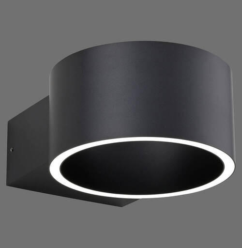 LED-WANDLEUCHTE 18,5/15/8 cm   - Grau, Design, Kunststoff/Metall (18,5/15/8cm) - Neuhaus PURE
