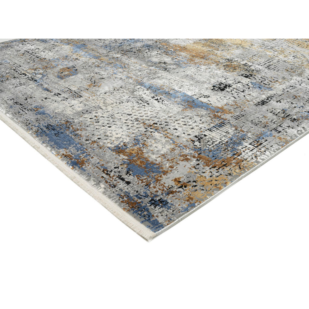 Thumbnail - Dieter Knoll Webteppich Le Mans, Mehrfarbig, Textil, Abstraktes, rechteckig, 67x130 cm, Care & Fair, für Fußbodenheizung...