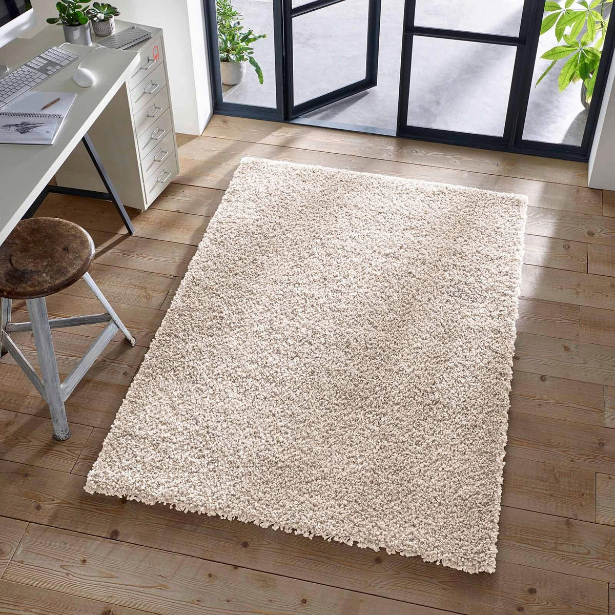 HOCHFLORTEPPICH 240/340 cm Venezia Creme  - Creme, KONVENTIONELL, Textil (240/340cm) - Novel