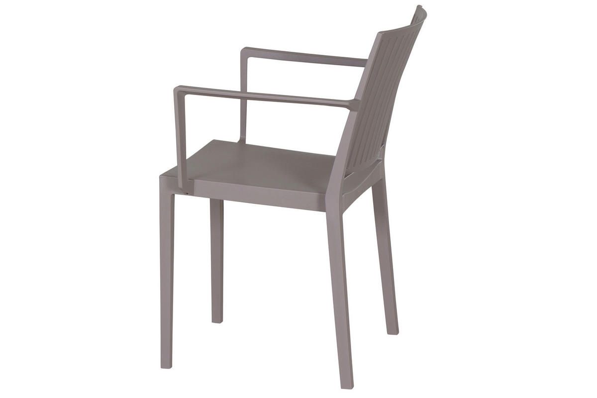 STAPELSTUHL Taupe  - Taupe, Basics, Kunststoff (57/80/56cm) - Siena Garden