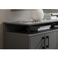 SIDEBOARD  in 139/90/34 cm  - Anthrazit/Schwarz, KONVENTIONELL, Holzwerkstoff/Kunststoff (139/90/34cm) - Carryhome