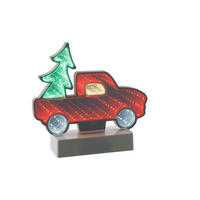 DEKOR AUTÓ - áttetsző, Lifestyle, műanyag (19/5,5/18cm) - X-Mas