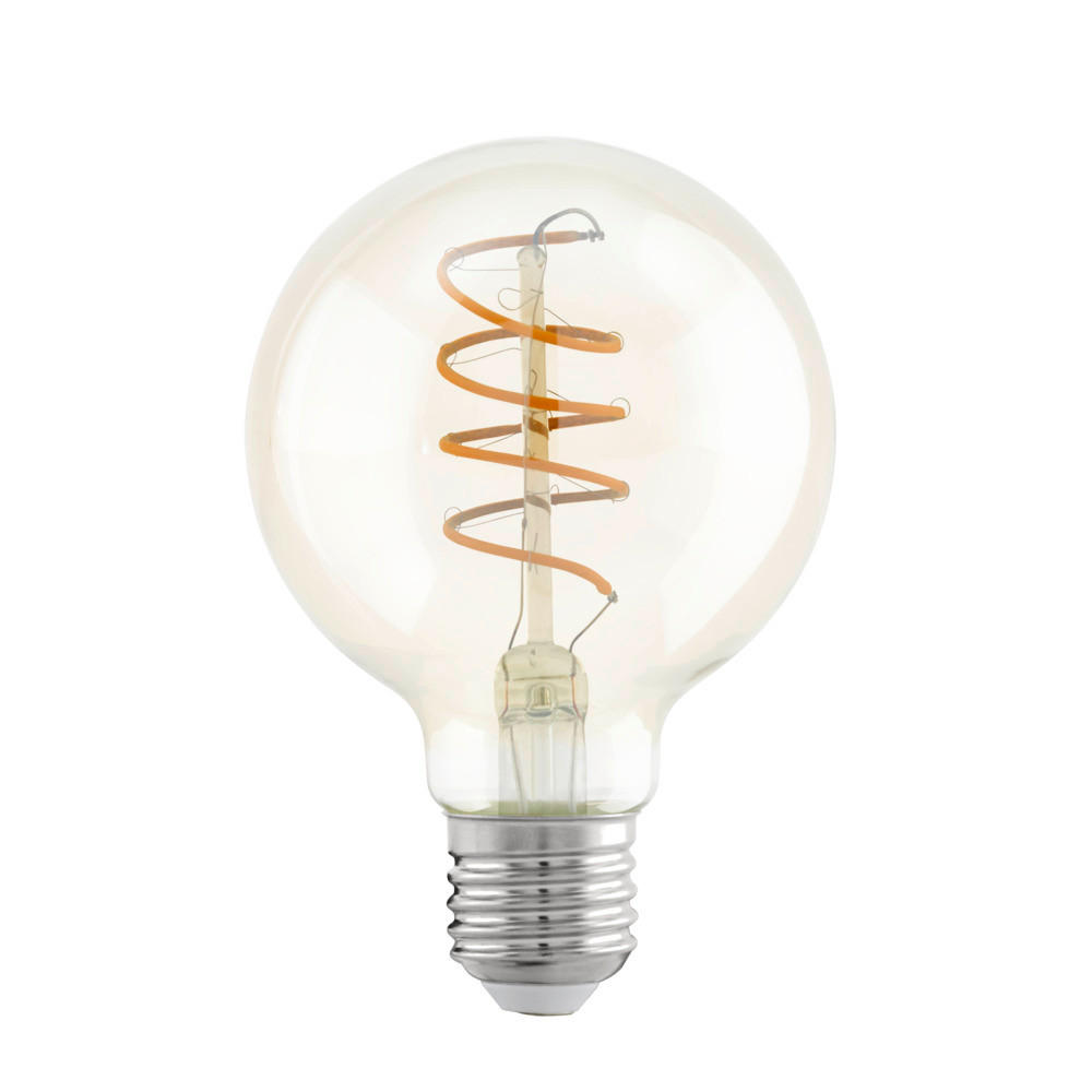 DEKORATIV LJUSKÄLLA E27 4 W   - bärnstensfärgad, Basics, glas (12cm)
