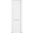 GARDEROBENSCHRANK foliert, matt Weiß - Silberfarben/Weiß, Design, Holzwerkstoff/Kunststoff (65/198/41cm) - Xora