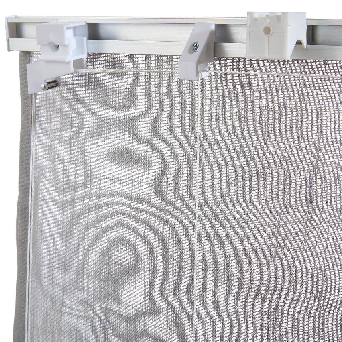 RAFFROLLO  halbtransparent   120/160 cm   - Hellgrau, Basics, Textil (120/160cm) - Homeware