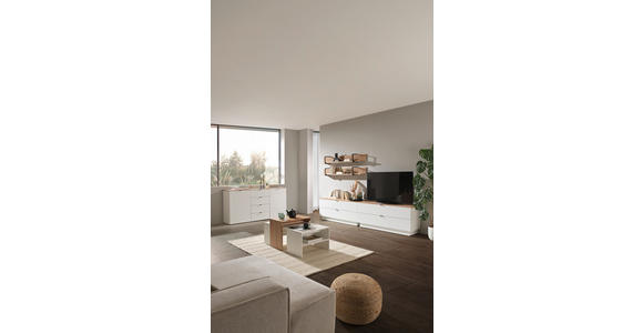 WANDBOARD 160/22/22 cm - Eiche Artisan, MODERN, Holz/Holzwerkstoff (160/22/22cm) - Hom`in