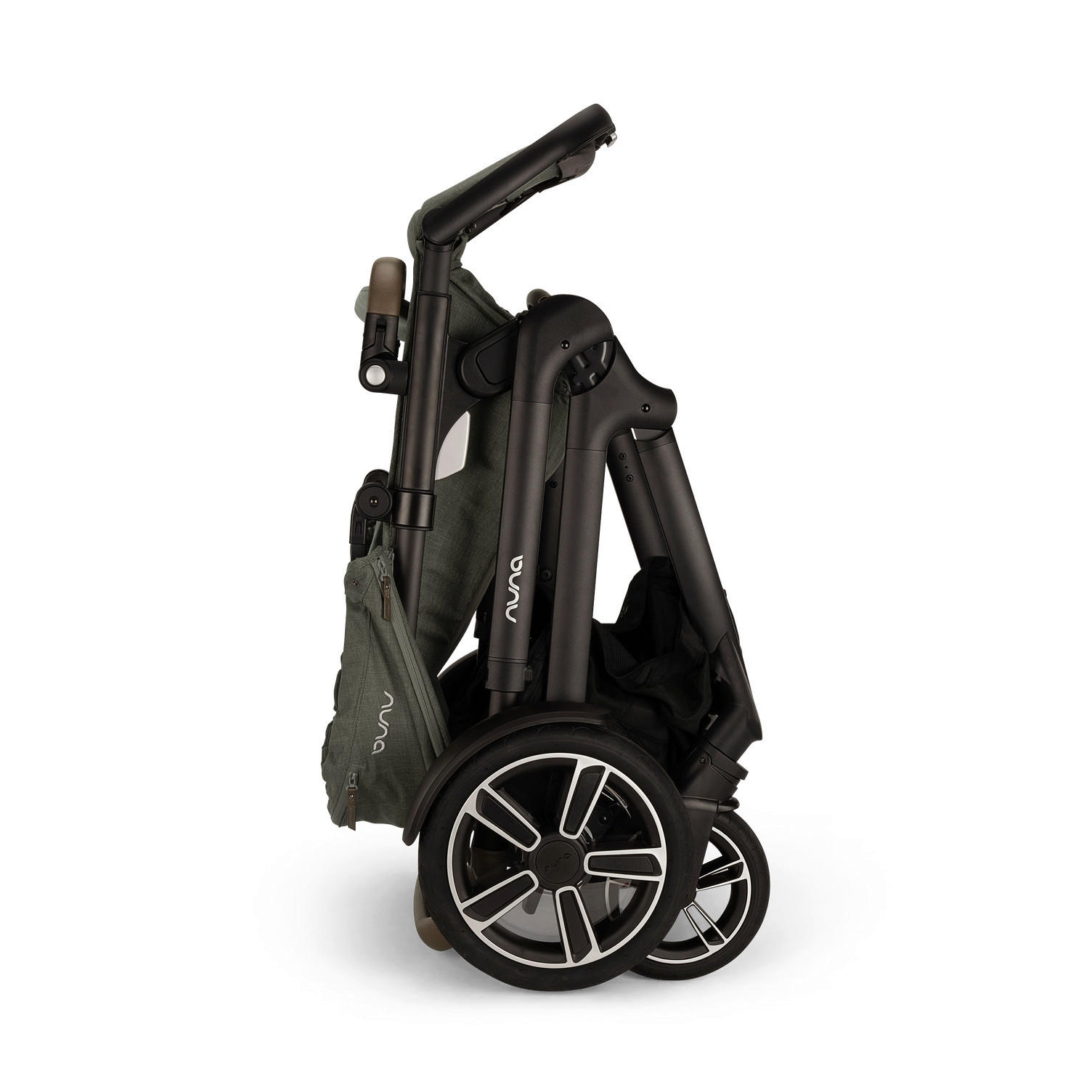 GESCHWISTERWAGEN DEMI NEXT  - Schwarz/Grün, Basics, Textil/Metall (98/62/112cm) - Nuna