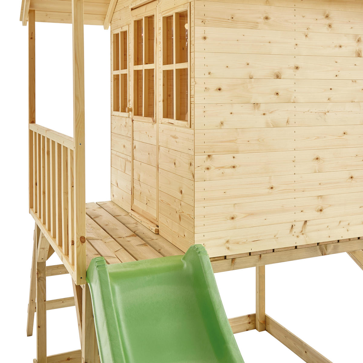SPIELTURM 306/230/137 cm  - Kieferfarben, KONVENTIONELL, Holz (306/230/137cm) - Ambia Garden
