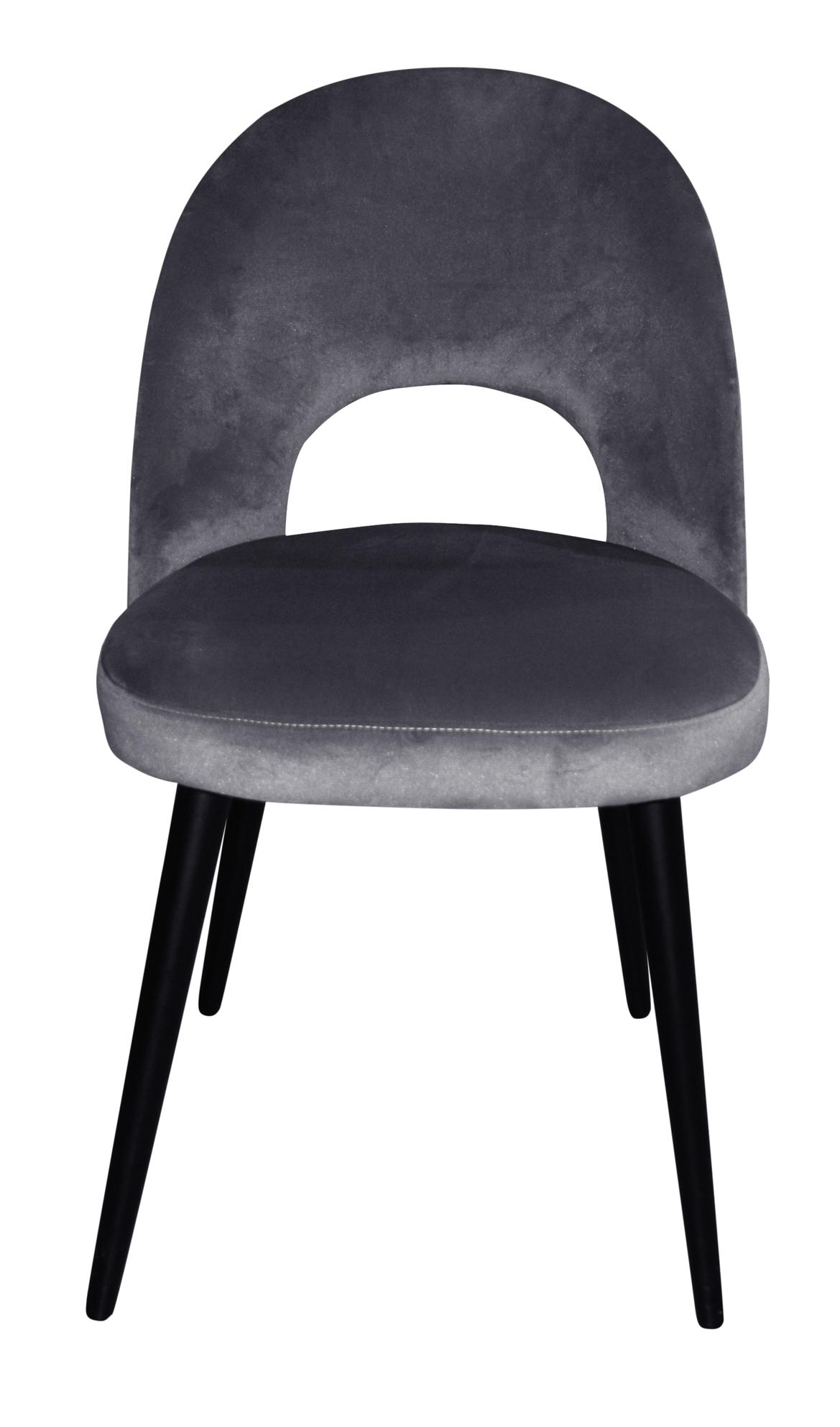 SCAUN in lemn, textil gri  - negru/gri, Modern, lemn/textil (49/83/60cm) - Cantus