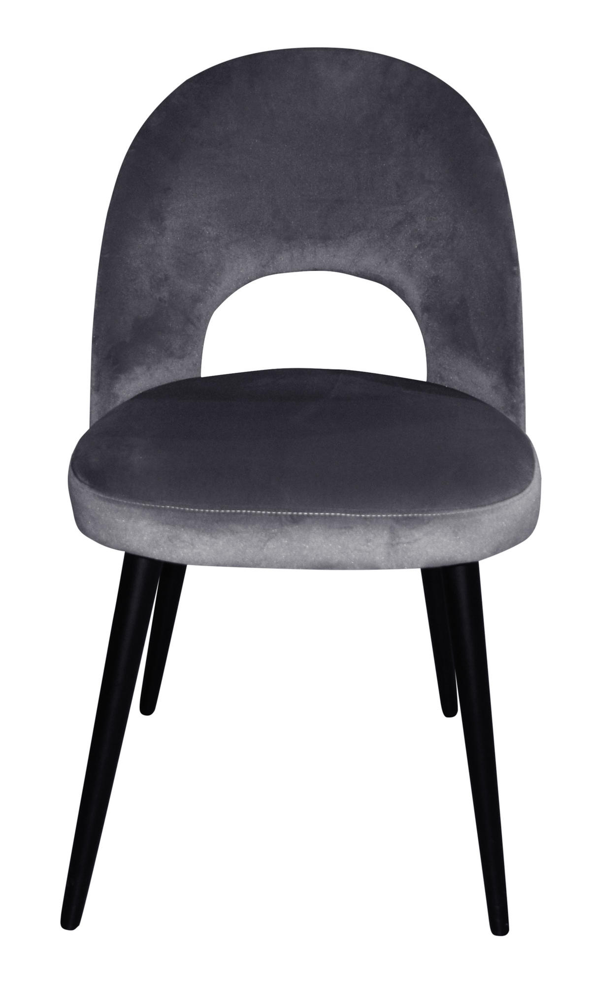 SCAUN in lemn, textil gri  - negru/gri, Modern, lemn/textil (49/83/60cm) - Cantus