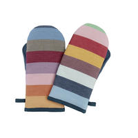 OFENHANDSCHUH Blau, Pastellblau  - Blau/Pastellblau, Basics, Textil (29/14/3cm)