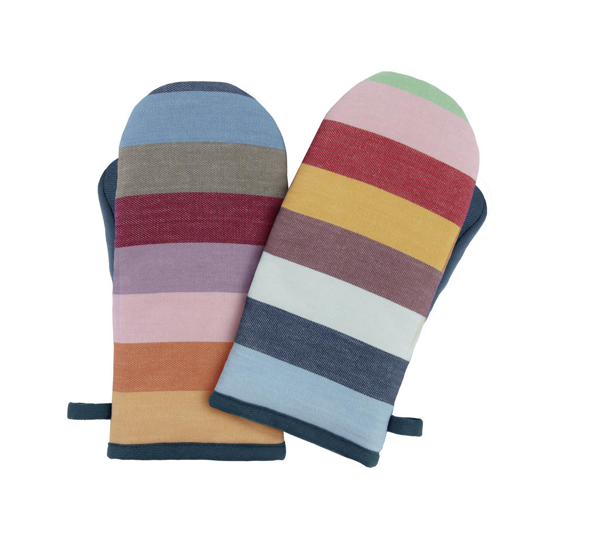 OFENHANDSCHUH Blau, Pastellblau  - Blau/Pastellblau, Basics, Textil (29/14/3cm)