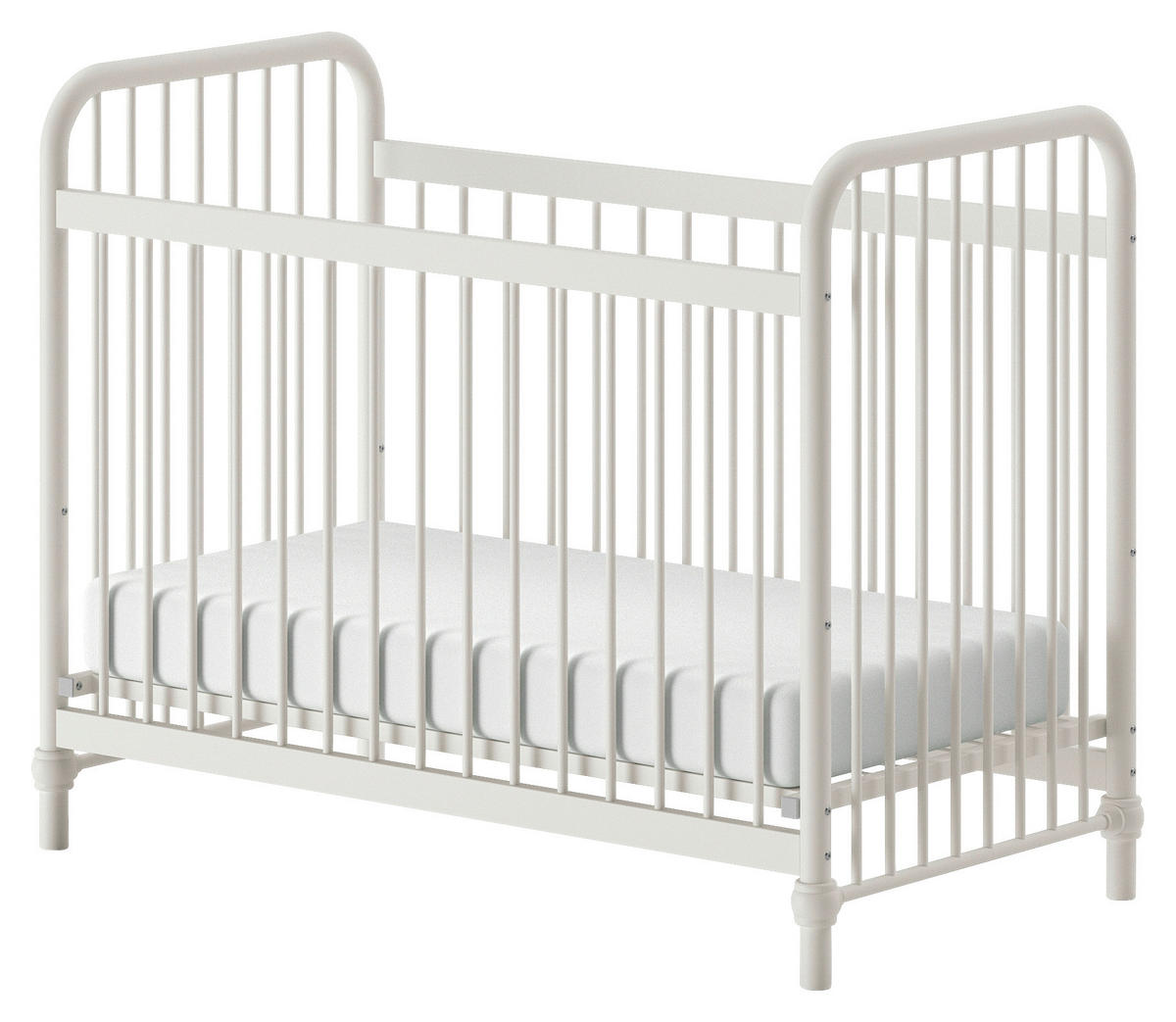 GITTERBETT   60/120 cm  - Weiß, ROMANTIK / LANDHAUS, Metall (60/120cm) - Vipack